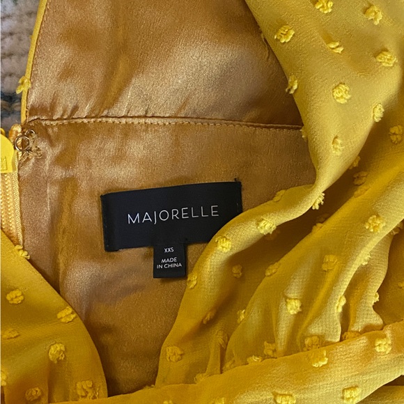 MARJORELLE DORA PLUNGE RUFFLE MINI DRESS: size XXS - Picture 3 of 5